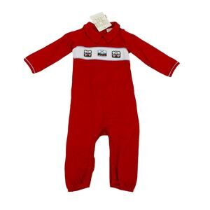 NWT TBBC 6/12M Rigsby Romper in Drums